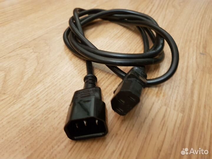 Кабель питания компьютера, бесперебойника монитора