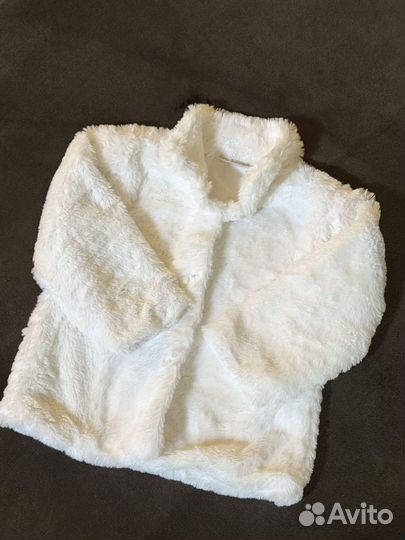 Меховая кофта детская