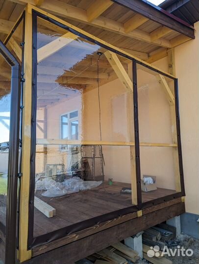 Мягкие окна из пленки пвх