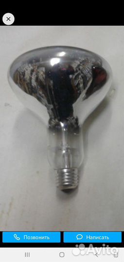 Лампа и тены обогрева