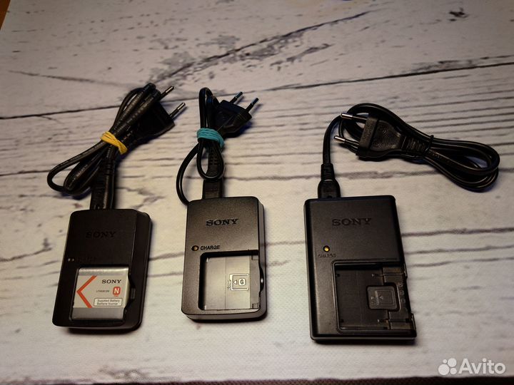 Аккумуляторы и зарядные устройства sony