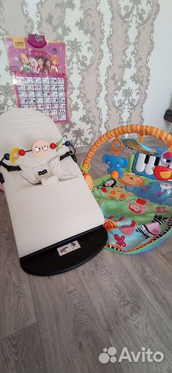 Шезлонг детский укачивающий центр гамак