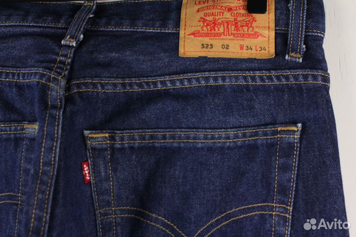 Джинсы Levi's 523 02 Vintage 00's Made in Pakistan