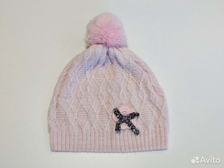 Шапка для девочки Детские шапки 55 размер Перчатки