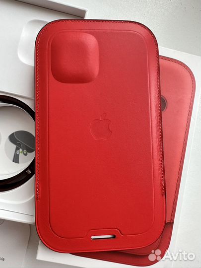 Чехол Apple leather sleeve 12 mini