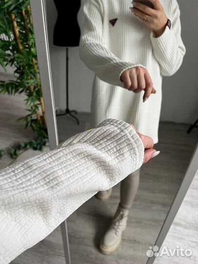 Свитшот в крупный рубчик