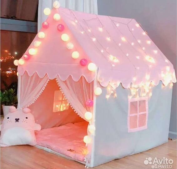 Детская игровая палатка для мальчика и девочки