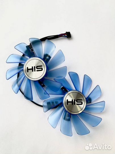 Кулеры для HIS синие RX470 RX480 87мм