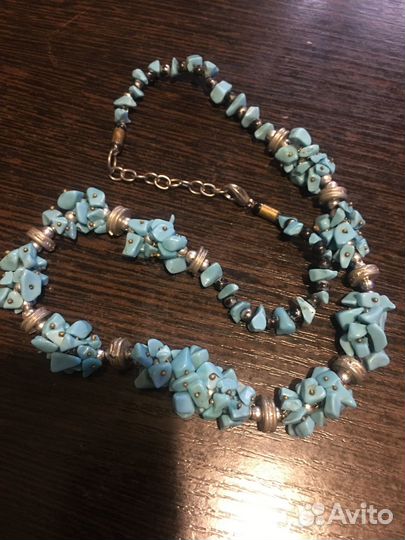 Колье из бирюзы