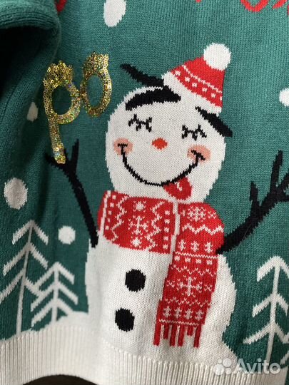 Новогодний свитер женский