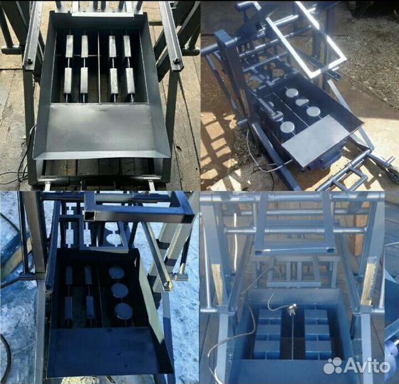 Станок для производства шлакоблоков, с завода дост