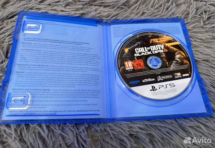 Call of duty black ops 6 ps5 диск