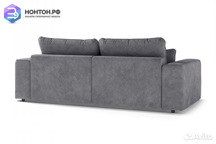 Диван еврокнижка Конте серый