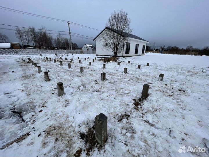 Фундамент на жб сваях