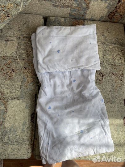 Трикотажный комплект в коляску