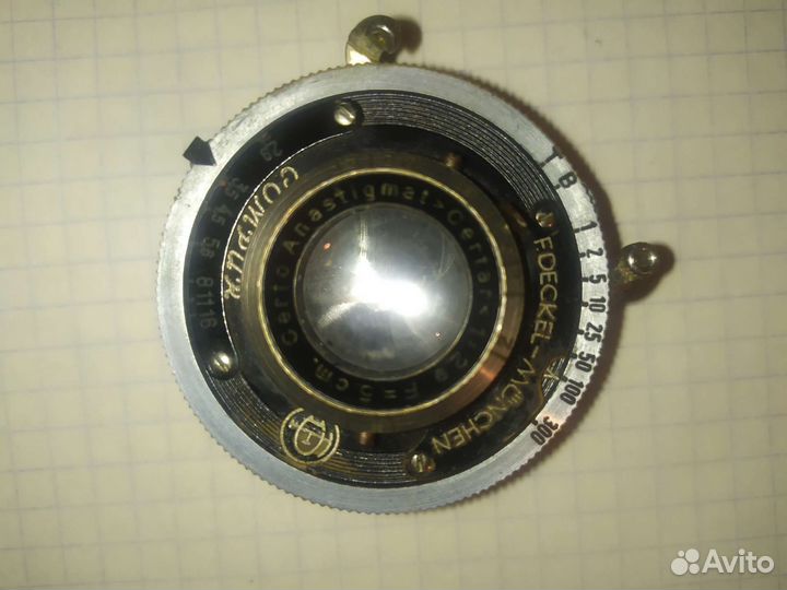 Объектив Certo anastigmat compur