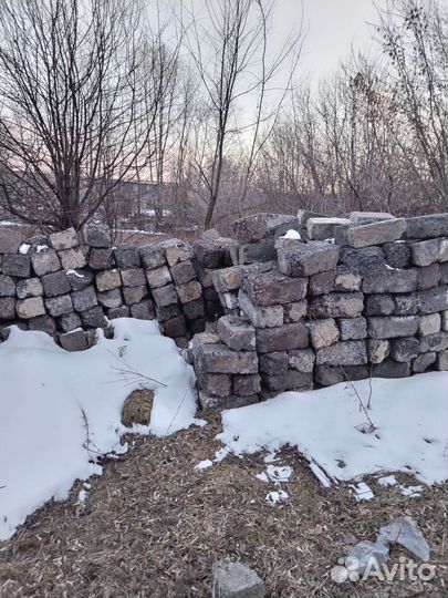 Шлакоблок полнотелый