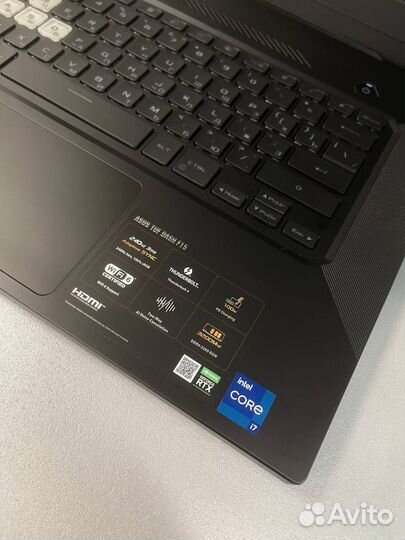 Игровой ноутбук Asus Tuf / i7 11370H / Rtx 3070