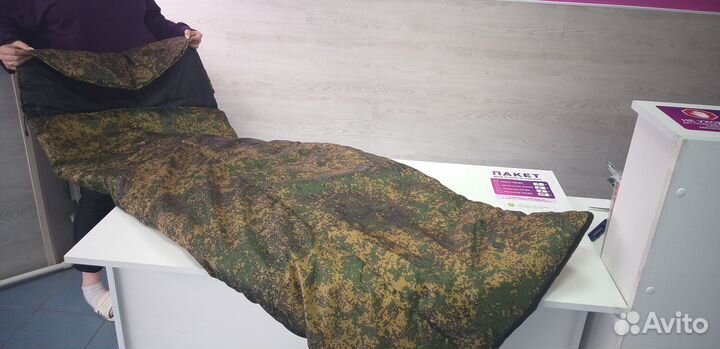 Спальный мешок с капюшоном 20075 см