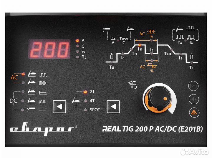 Сварочный аппарат сварог real TIG 200P AC/DC E201B