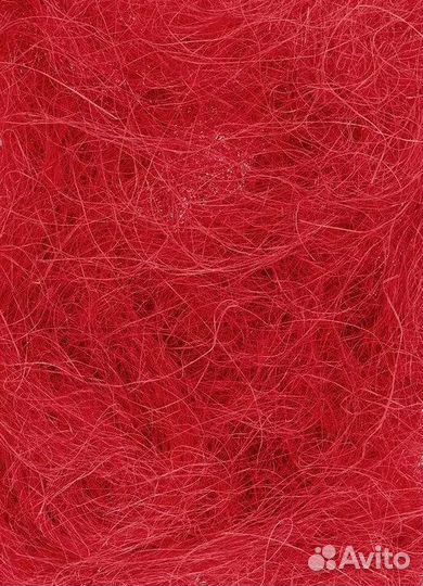 Упаковка для букета, сизаль красный, 60х30 см