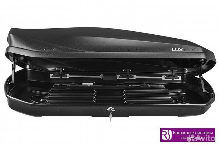 Бокс на крышу Lux Irbis 175 черный матовый