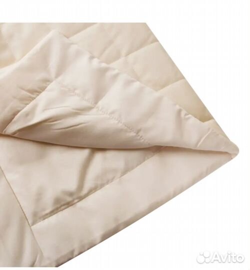 Покрывало велюр бу 220*240 см крем