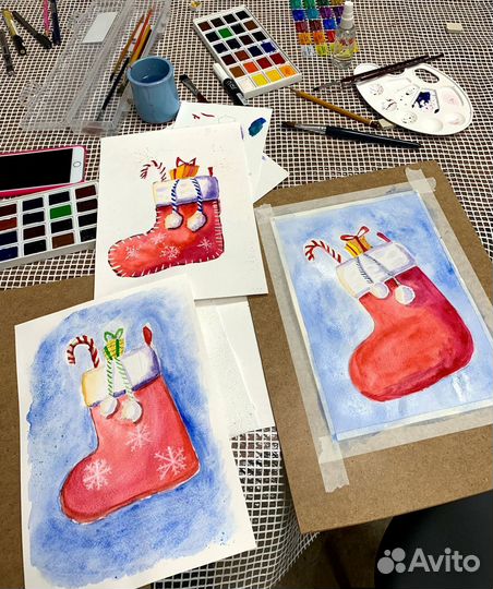 Мастер-классы по акварели, уроки рисования