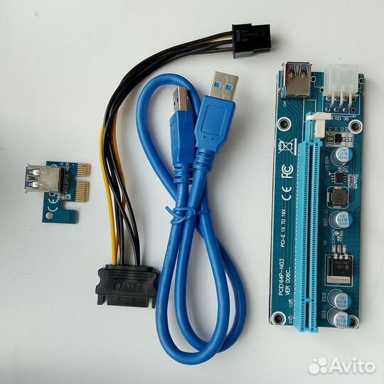 Переходник рейзер PCI-E к pcie Express X16