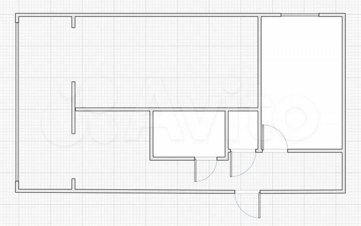 2-к. квартира, 44,9 м², 5/5 эт.