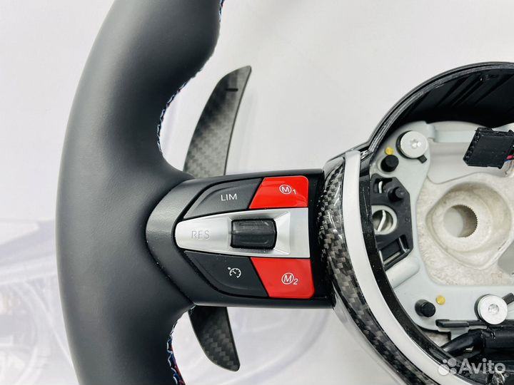 Карбоновый руль BMW F15 F85 с подогревом