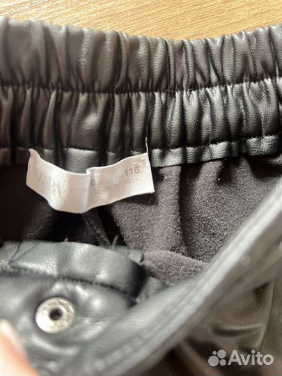 Шорты кожаные Zara на девочку