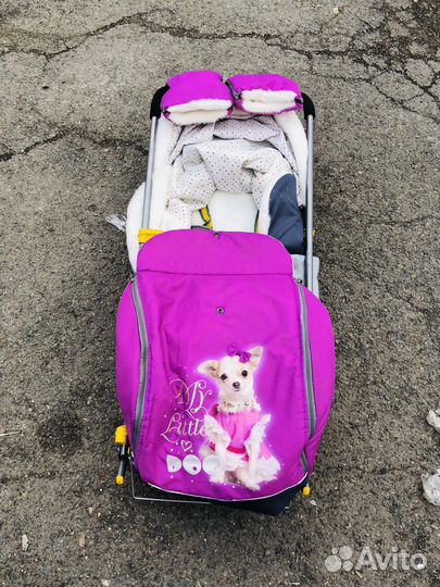 Коляска санки