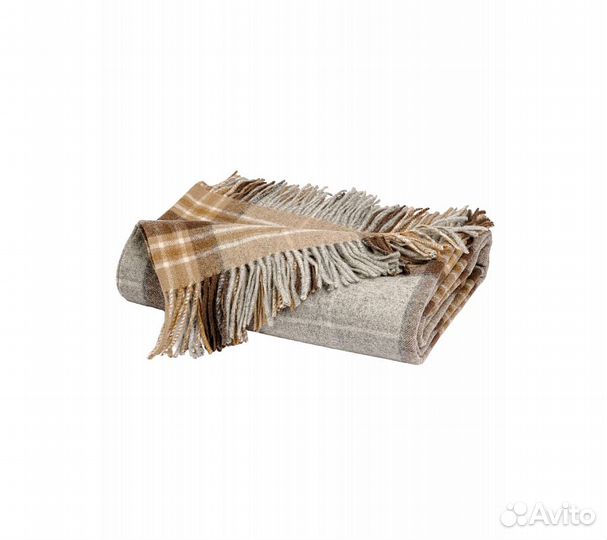 Плед GoodNIght Pure Wool 140х210см коричневый