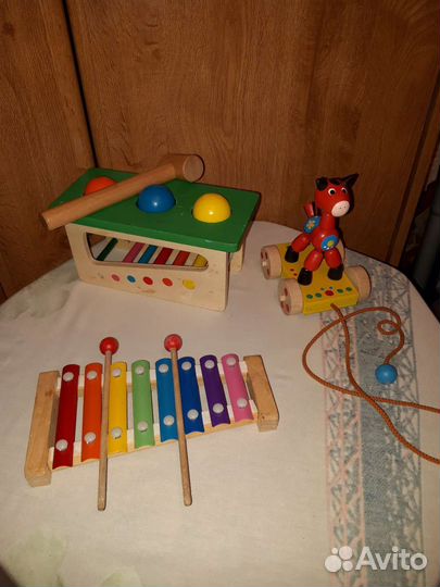 Развивающие деревянные игрушки