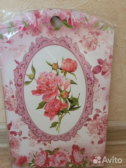 Доска разделочная новая декоративная Розы прованс