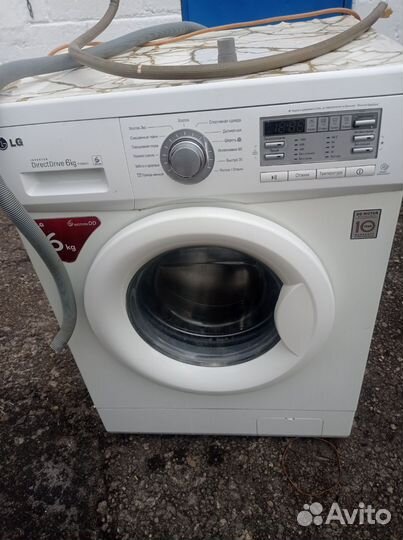 Стиральная машина бу lg 6 кг