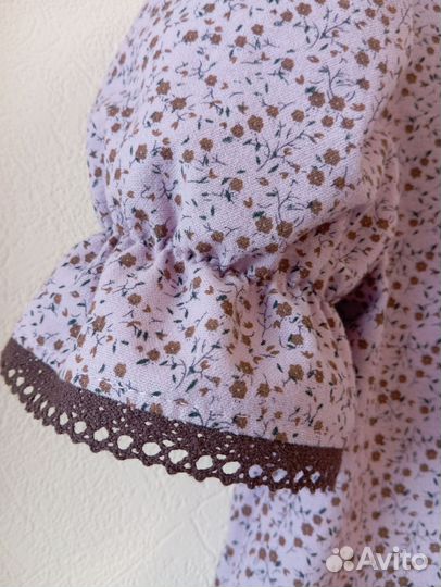 Платье теплое детское 116-122