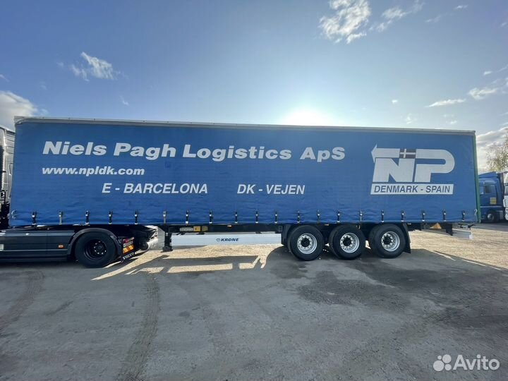 Полуприцеп шторный Krone SD, 2009