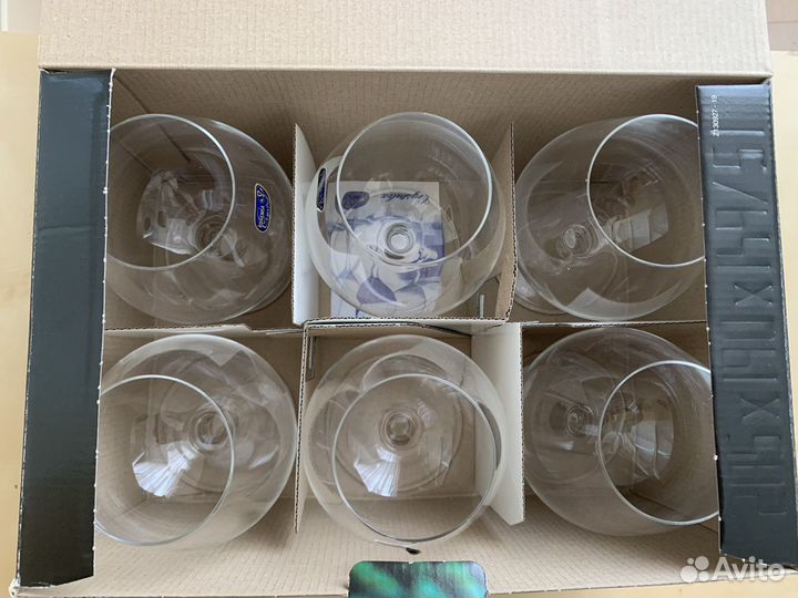 Бокалы bohemia crystal новые