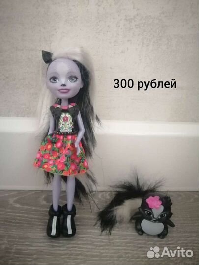 Кукла enchantimals, winx, Monster high