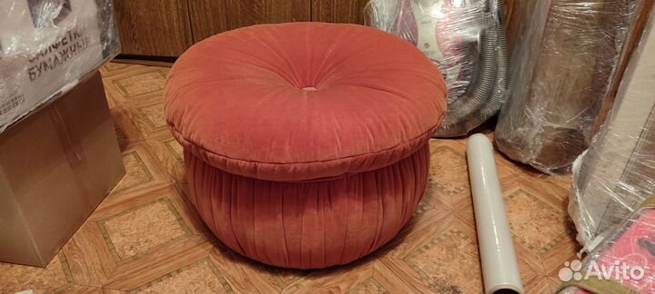 Диван раскладной с креслами и пуфом