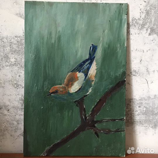 Картина маслом цветы