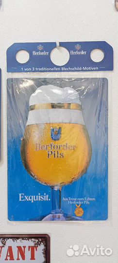 Железные таблички, декор