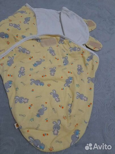 Пеленка кокон на липучках