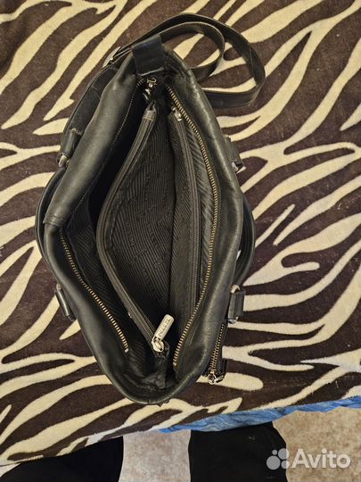 Мужская кожанная сумка breeze