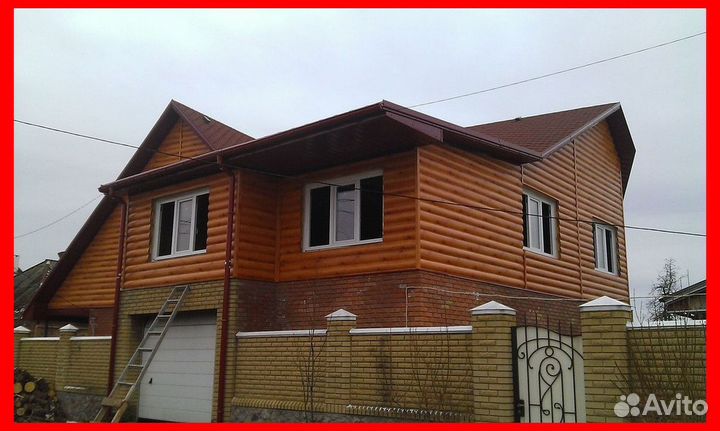 Фасад дома из сайдинга