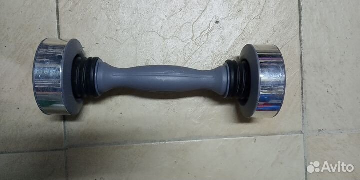 Виброгантеля 1.5кг 1шт Гантели-маракасы 2шт