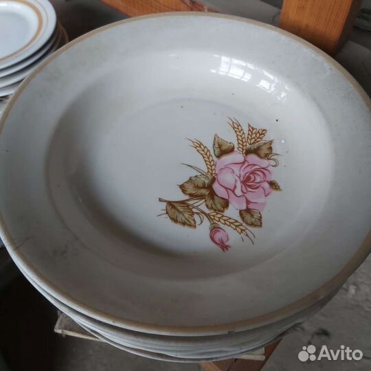 Тарелки в ассортименте новые и бу 1000шт