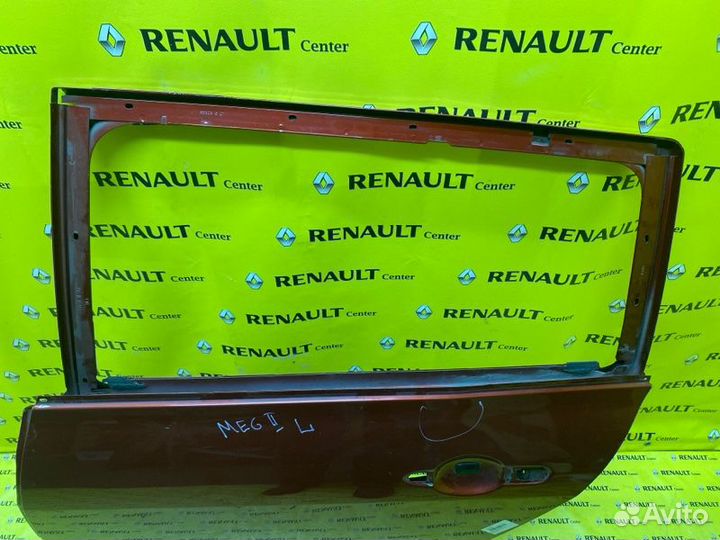 Дверь боковая задняя левая Renault Megane 2